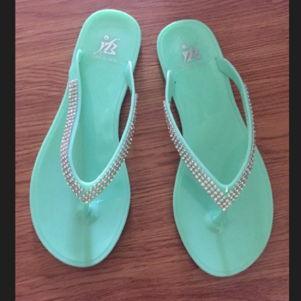 Mint Jelly Flip flops